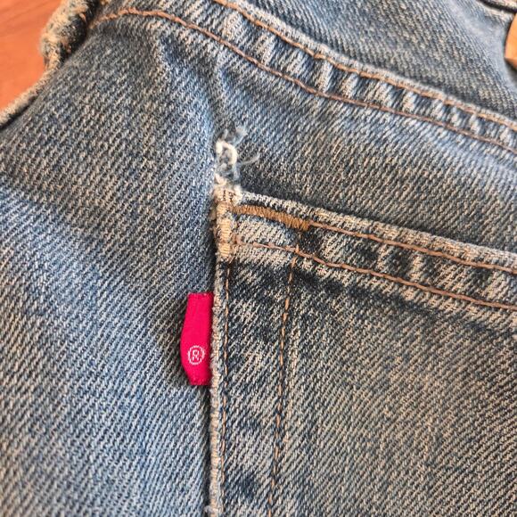 Vintage Levis 527 Low Boot Cut Jeans - Mens 33x30 - Blue - Picture 4 of 7